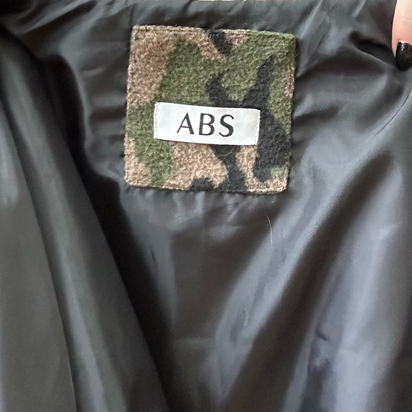 ABS Camo Print Fleeced Shirt Jacket - Picture 8 of 9